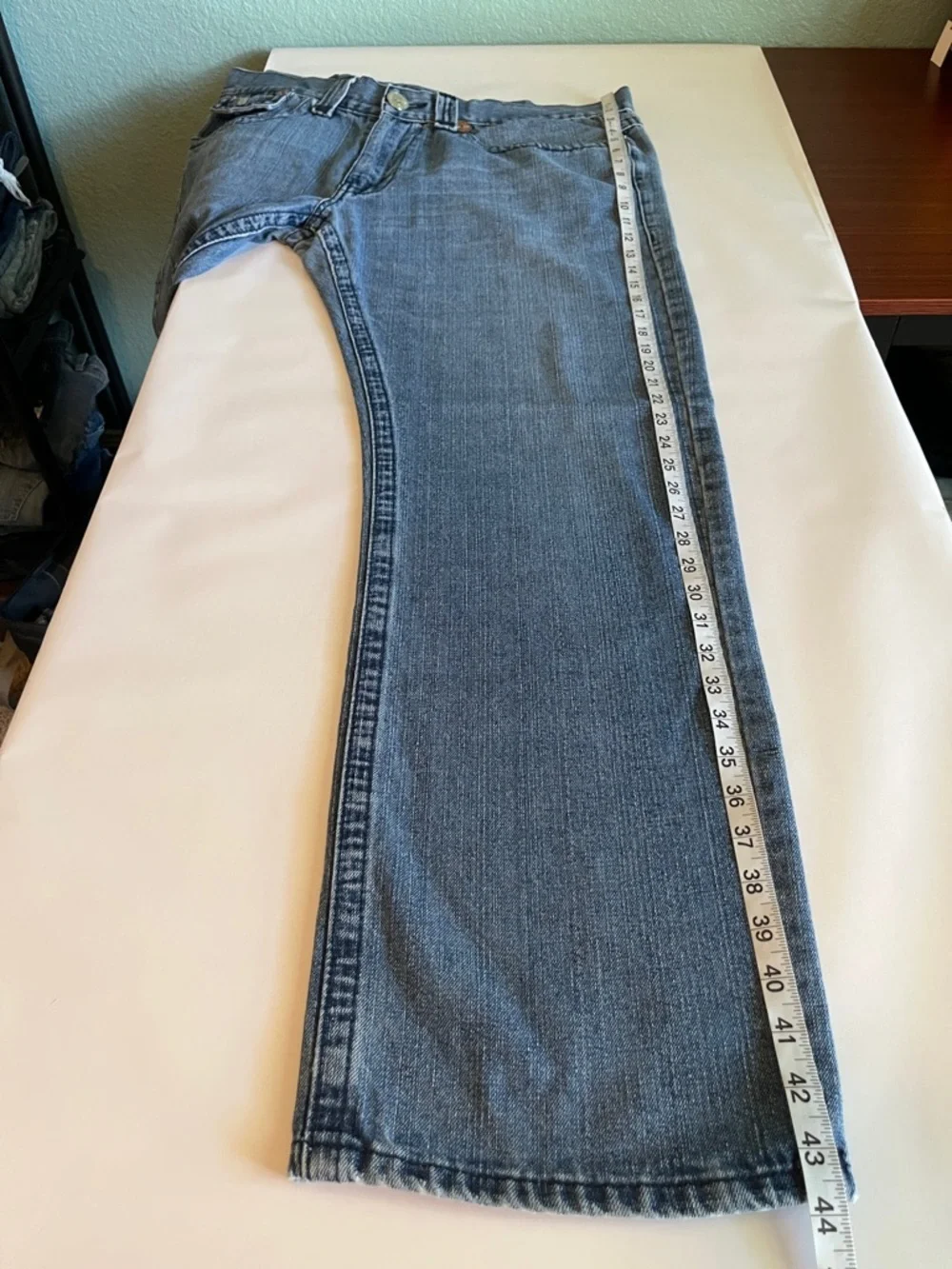 True Religion Joey Super T Straight Leg Size 40
